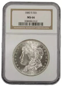 1880 S モーガン シルバー ダラー NGC MS66|WORLD RESOURCE【KING店】