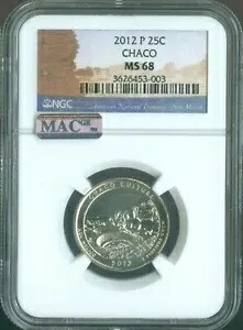 2012-P チャコ クォーター NGC MS68 MAC 品質｜WORLD RESOURCE【KING店】 146,850円