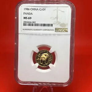 1986 ゴールド チャイナ パンダ 10 元 NGC MS 69 1/10oz G10Y 美しいコイン｜WORLD RESOURCE【KING店】