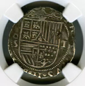 ☆ スペインシルバー ? 1 レアル 1556/88 セビリア ? フェリペ II ☆ スペイン ☆ ヒスパニック ☆C5925｜WORLD RESOURCE【KING店】