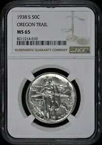 オレゴン 1938-S シルバー記念 50C NGC MS65｜WORLD RESOURCE【KING店】