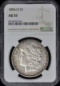 1896-O モルガン ドル S$1 NGC AU55|WORLD RESOURCE【KING店】