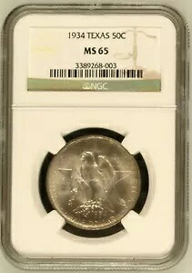 1934 P クラシック テキサス独立 100 周年記念 NGC MS-65 TEXAS|WORLD RESOURCE【KING店】