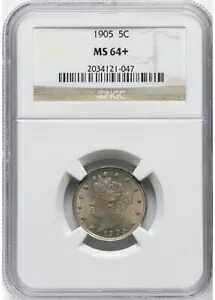 1905 リバティ ニッケル 5C NGC MS64+｜WORLD RESOURCE【KING店】