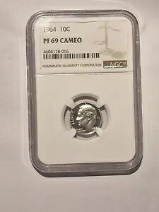 1964 10C PF 69 カメオワンダイム アメリカ合衆国｜WORLD RESOURCE【KING店】