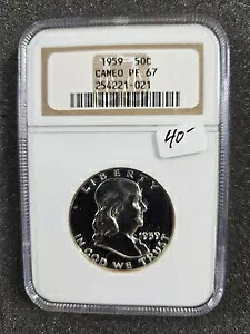 ?? 1959 フランクリン ハーフダラー シルバー NGC PF67 CAM カメオ コイン ヴィンテージ NGC｜WORLD RESOURCE【KING店】