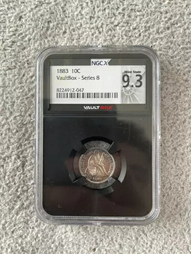 1883年 シーテッド リバティ ダイム 10C、NGC X MS63、9.3｜WORLD RESOURCE【KING店】