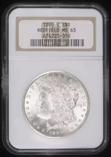 1890 S モーガン シルバー ダラー NGC MS-63 157,300円