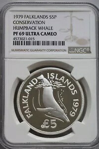 NGC-PF69UC 1979 フォークランド ワイルドライフ 5+10P シルバー 2 個プルーフ セット｜WORLD RESOURCE【KING店】