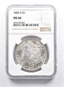 MS66 1882-S モーガン シルバー ダラー NGC *7435｜WORLD RESOURCE【KING店】