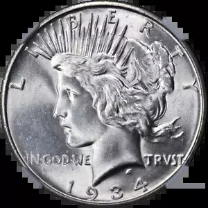 1934-D ピースダラー ダブルダイス 表面 VAM NGC MS63 ストロングストライク｜WORLD RESOURCE【KING店】