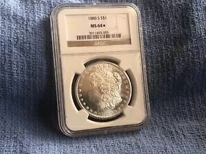 1880-S $1 モーガン シルバー ダラー NGC MS64 スター