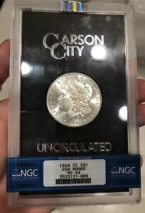1884-CC GSA モルガン ドル グレード MS64、NGC スカフィー ホルダー NOX ボックスまたは COA｜WORLD RESOURCE【KING店】
