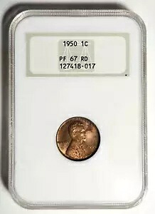1950 P スモール セント リンカーン NGC PF-67 RD - 古いホルダー｜WORLD RESOURCE【KING店】