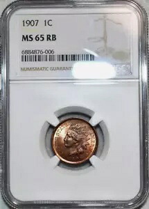:1907 1C インディアン プリンセス セント ニア ジェム NGC MS64RB 非常に赤い 希少性 R4 ハイグレード｜WORLD RESOURCE【KING店】