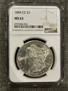 1884-CC モーガン シルバー ダラー NGC MS63｜WORLD RESOURCE【KING店】