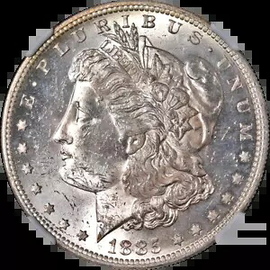 1885-S モーガン シルバー ダラー NGC MS62 ブレイジング ホワイト 素晴らしいアイ アピール｜WORLD RESOURCE【KING店】 179,300円