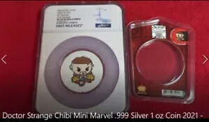 マーベル ミニ ドクター ストレンジ 2022 .999 銀貨 フィジー国 NGC70|WORLD RESOURCE【KING店】