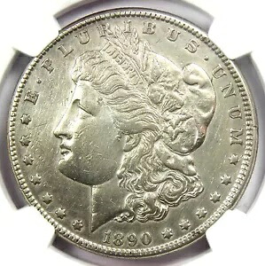 1890-CC モーガン シルバー ダラー $1 - NGC AU 詳細 - 希少なカーソンシティ コイン!|WORLD RESOURCE【KING店】