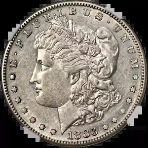 1883-S モーガン シルバー ダラー NGC AU55 ナイスアイアピール ストロングストライク｜WORLD RESOURCE【KING店】
