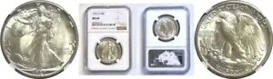 1937-S 50C ウォーキング リバティ ハーフダラー NGC MS-64｜WORLD RESOURCE【KING店】