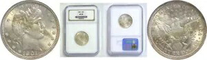 1901 25C 理容室 NGC MS-63|WORLD RESOURCE【KING店】