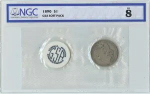 1890 モルガン ドル GSA ソフト パック S$1 NGC VG8|WORLD RESOURCE【KING店】