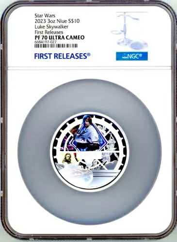 2023 ニウエ スター ウォーズ ルーク スカイウォーカー 3オンス シルバー コイン プルーフ NGC 70 FR 999 製｜WORLD RESOURCE【KING店】