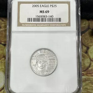 2005 イーグル P$25 NGC 認定 MS69 1/4 オンス プラチナ コイン｜WORLD RESOURCE【KING店】