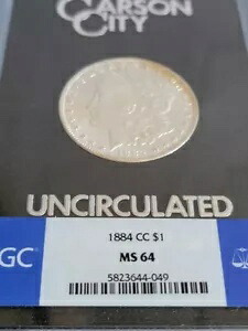 1884 CC モーガン ドル GSA NGC - MS 64｜WORLD RESOURCE【KING店】