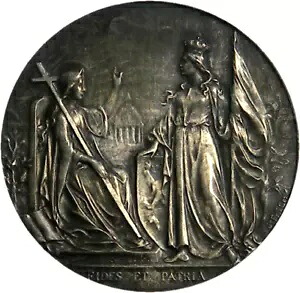 1909 年マリーンズ & メッヘレン カトリック会議銀メダル、フィッシュ NGC MS 63 により｜WORLD RESOURCE【KING店】