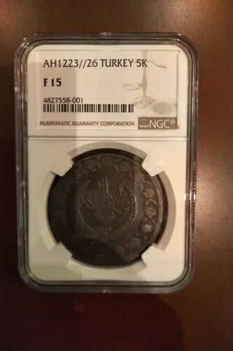 NGC グレードコイン AH1223/26 トルココイン 5k F15｜WORLD RESOURCE【KING店】