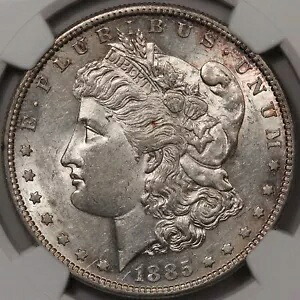 1885-S モーガン ダラー NGC AU-55 - グレードは PQ!｜WORLD RESOURCE【KING店】