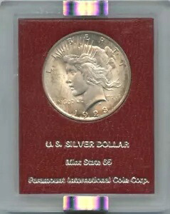 1923 Peace NGC MS-64 パラマウント ホルダー シルバー $1 トーニングで希少｜WORLD RESOURCE【KING店】