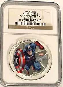 アベンジャーズ 2014 ニウエ $2 キャプテン アメリカ NGC PF 70 ウルトラ カメオ｜WORLD RESOURCE【KING店】