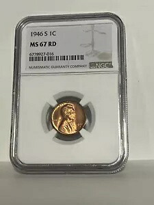 1946-S リンカーン小麦セントは NGC MS 67 RD によって認定されました。｜WORLD RESOURCE【KING店】
