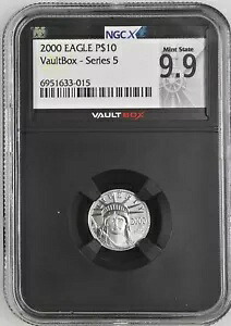 2000 Platinum Eagle P$10 VaultBox シリーズ 5 NGCX 9.9 (MS69) ??必須コイン??｜WORLD RESOURCE【KING店】