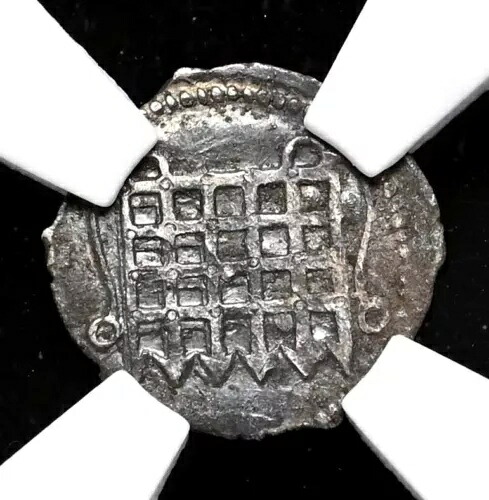 イングランド。エリザベス I. 1558-1603。 AR ハーフペニー、ポートキュリス、S-2581、NGC AU 詳細｜WORLD RESOURCE【KING店】