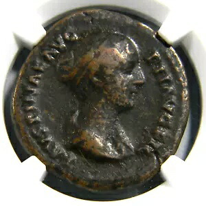 ローマコイン ファウスティナ II 147-175/6 AD ? AS NGC Choice Fine｜WORLD RESOURCE【KING店】