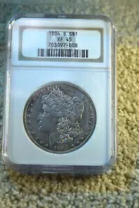 1884-S モーガン ドル NGC 認定 XF--45 優れたキー日付ドル!! #3｜WORLD RESOURCE【KING店】