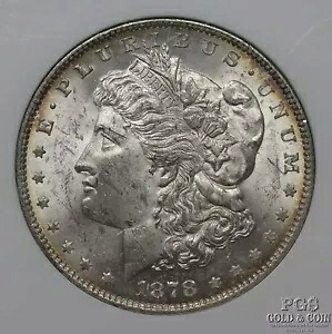 1878 7TF '79 モーガン シルバー ダラー $1 MS61 NGC 27482 のリバース|WORLD RESOURCE【KING店】