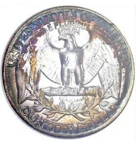 1955 NGC PF 68 ワシントン クォーター、美しい色合い、古い NGC ホルダー｜WORLD RESOURCE【KING店】