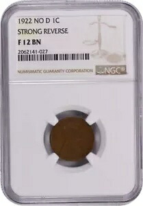 1922-PL リンカーン セント ストロング リバース No D F12BN NGC｜WORLD RESOURCE【KING店】