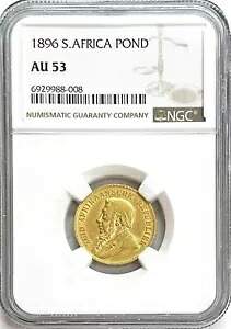 1896 ゴールド 南アフリカ共和国 クルーガー 1 ポンド コイン NGC UNC 53 について｜WORLD RESOURCE【KING店】