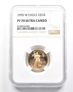 1995-W $10 アメリカン ゴールド イーグル 1/4 オンス ゴールド PF70 UCAM NGC *4714｜WORLD RESOURCE【KING店】 379,665円