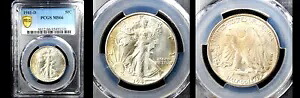 1941-D 50C PCGS MS66- PQ ウォーキング リバティ ハーフ
