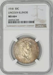 1918 リンカーン ハーフ 50c MS66+ NGC 947628-1｜WORLD RESOURCE【KING店】