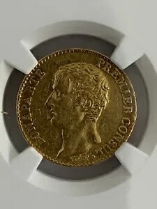 フランス ~ AN 12 A ~ 20 フラン ~ ゴールド ~ KM# 651 / F510.2 ~ NGC 認定 ~ AU 50