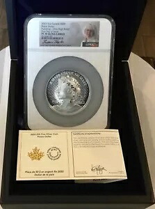 2022 カナダ産 5 オンス パルセーティング ピース シルバー ダラー UHR FDOI SUSAN TAYLOR PF70 !｜WORLD RESOURCE【KING店】