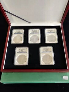 2011 1オンス シルバー アメリカン イーグル 5コイン 25周年記念セット MS70 NGC 3558353-033｜WORLD RESOURCE【KING店】